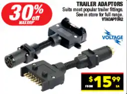Autopro Trailer adaptors offer