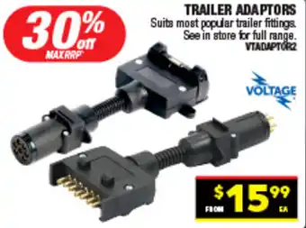 Autopro Trailer adaptors offer
