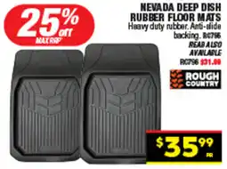 Autopro Nevada deep dish rubber floor mats offer
