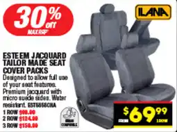 Autopro Esteem jacquard tailor made seat cover packs offer