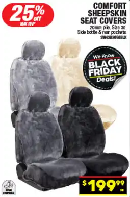 Autopro Comfort sheepskin seat covers offer