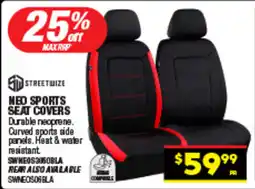 Autopro Ned sports seat covers offer