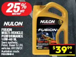Autopro Fusion performance 10w-40 offer