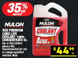 Autopro Red premium long life coolant 100% concentrate offer