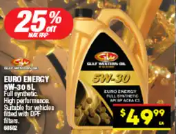 Autopro Euro energy 5w-30 offer