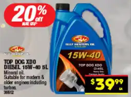 Autopro Top dog xdo diesel 15w-40 offer