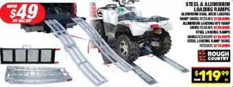 Autopro Steel & aluminium loading ramps offer