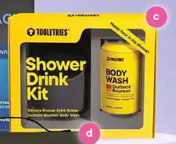 Priceline Tooletries Shower Drink Holder Kit offer