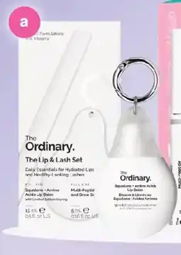 Priceline The Ordinary The Lip & Lash offer