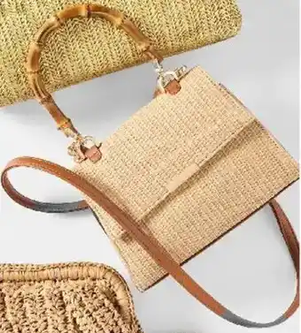 Kmart Bamboo Top Handle Crossbody Bag offer