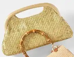 Kmart Metallilc Straw Clutch offer