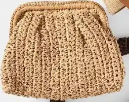 Kmart Slouchy Straw Clutch offer