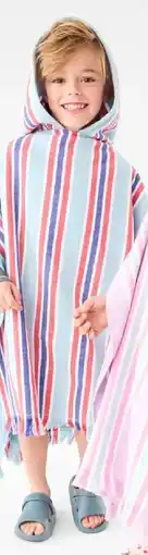 Kmart Kids Hooded Turkish Beach Towel offer