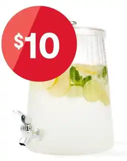 Kmart Clear Drink Dispenser offer