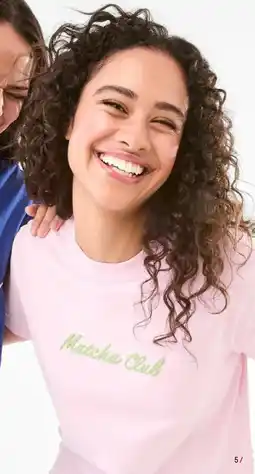 Kmart Short Sleeve Oversized Boyfriend T-shirt offer