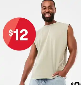 Kmart Oversized Washed Muscle offer