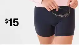 Kmart Active Womens Ribbed Waist Bike Shorts offer