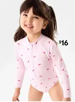 Kmart Long sleeve one piece swimsuit offer