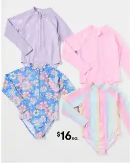 Kmart Long sleeve one piece swimsuit offer