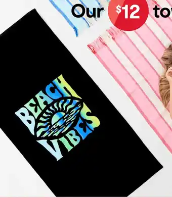 Kmart Australian cotton beach towel offer