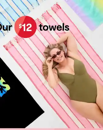 Kmart Turkish beach towel offer