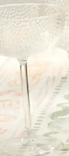 Kmart Acrylic Hammered Coupe Glasse offer