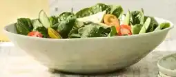 Kmart Green Glazed Look Salad Bowl offer