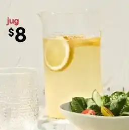 Kmart Clear Acrylic Hammered Jug offer