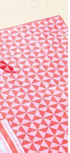Kmart Geo Stripe Sand Free Beach Blanket - Red offer