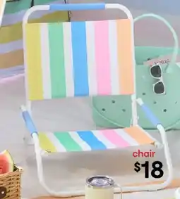 Kmart Beach Cushion Chair offer