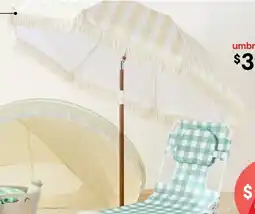 Kmart Beach umbrella offer