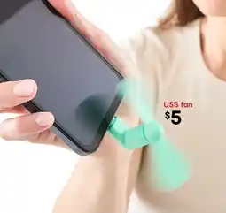 Kmart Usb-c fan offer