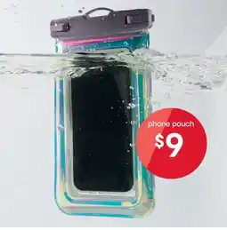 Kmart Waterproof floating phone pouch offer
