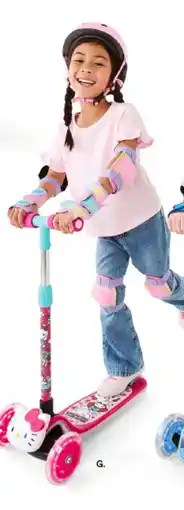 Kmart Hello Kitty 3D light-up tri-scootert offer