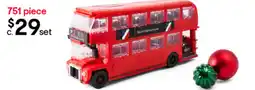 Kmart 751 piece Mini Blocks Double Decker Bus set offer