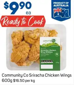 Foodland Community co sriracha chicken wings offer