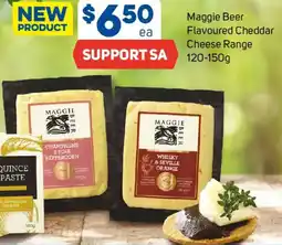 Foodland Maggie beer flavoured cheddar cheese range offer