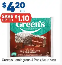 Foodland Green's lamingtons offer