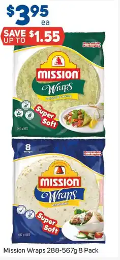Foodland Mission wraps offer
