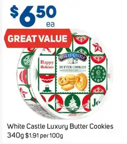 Foodland White castle luxury butter cookies offer