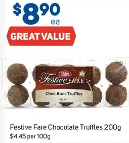 Foodland Festive fare chocolate truffles offer
