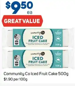 Foodland Community co iced fruit cake offer