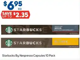 Foodland Starbucks by nespresso capsules offer
