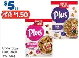 Foodland Uncle tobys plus cereal offer