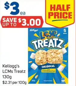 Foodland Kellogg's lcms treatz offer