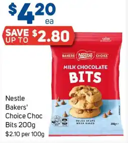 Foodland Nestle bakers' choice choc bits offer