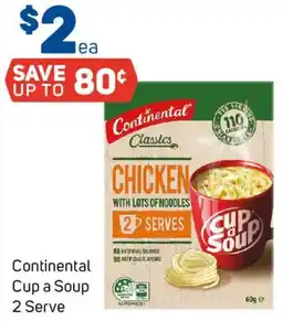Foodland Continental cup a soup 2 serve offer