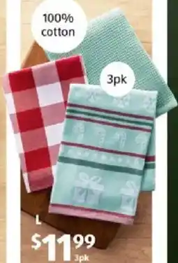 ALDI Egyptian Cotton Tea Towel offer
