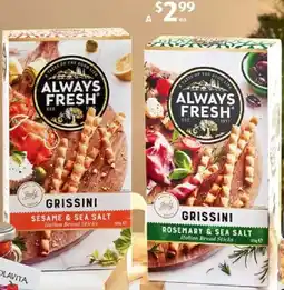 ALDI Always Fresh Grissini offer