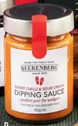 ALDI Beerenberg Sweet Chilli & Sour Cream Dipping Sauce offer